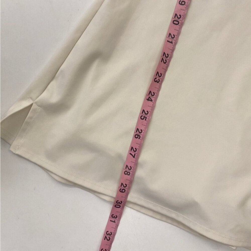 Reformation || Naomi Ecomove Active Dress Cutout Built In Shorts Off White Small - Picture 8 of 9